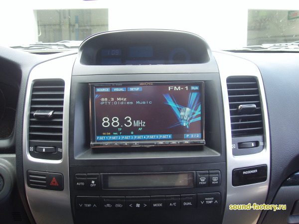 Уставновка: Автомагнитола в Toyota Land Cruiser Prado Установка: Автомагнитола в Toyota Land Cruiser Prado